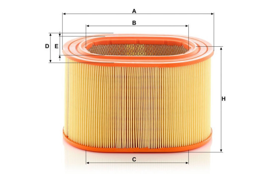 Filtre à air C 24 135 MANN-FILTER, Image 3