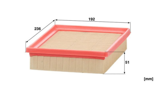Filtre à air C 2490 MANN-FILTER, Image 4