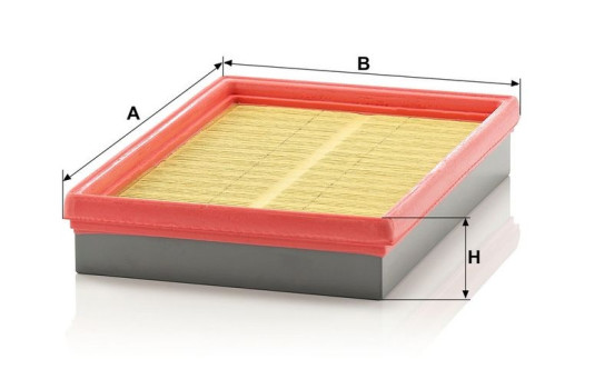 Filtre à air C 2573 MANN-FILTER, Image 3