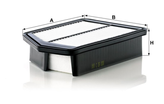 Filtre à air C 26 008 Mann, Image 3