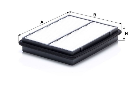 Filtre à air C 2697 MANN-FILTER, Image 4