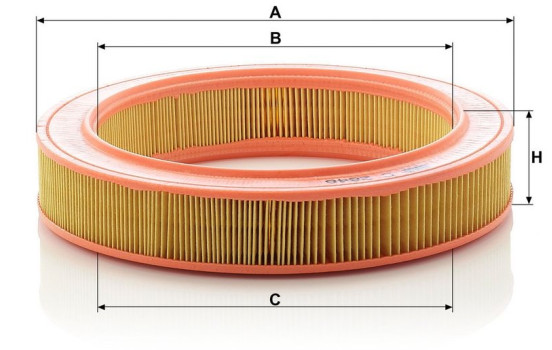 Filtre à air C 2846 MANN-FILTER, Image 3