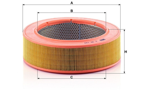 Filtre à air C 30 122 MANN-FILTER, Image 3