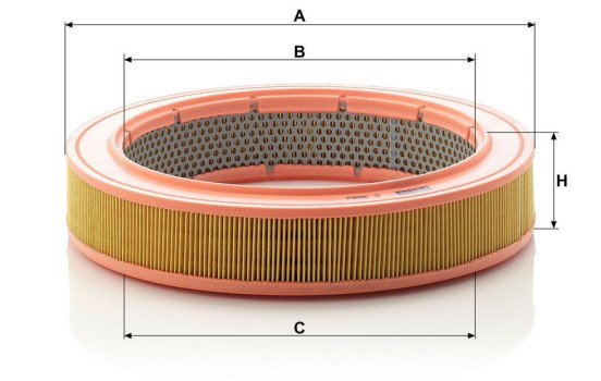 Filtre à air C 3082 MANN-FILTER, Image 3