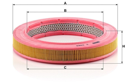 Filtre à air C 3383 MANN-FILTER, Image 3
