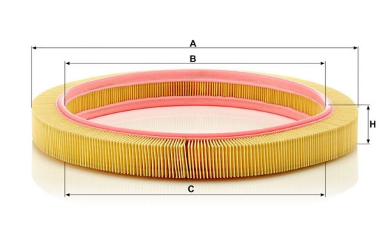 Filtre à air C 4282 MANN-FILTER, Image 2