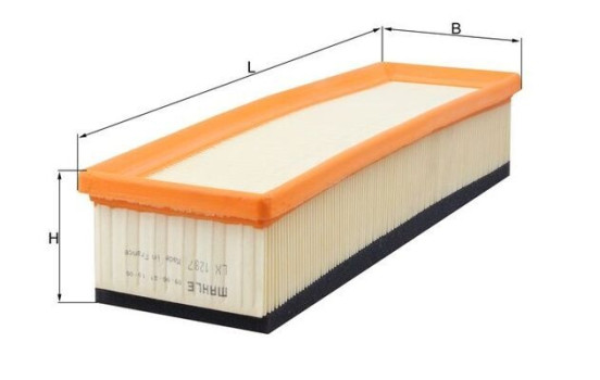 Filtre à air LX 1287 Mahle, Image 2