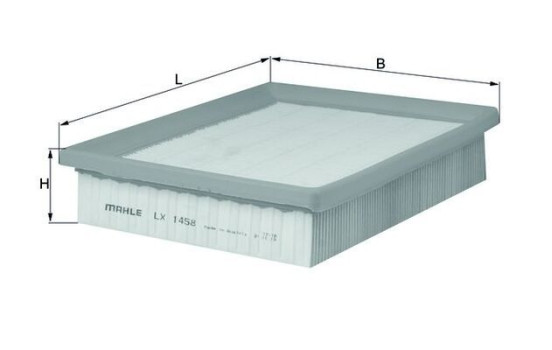 Filtre à air LX 1458 Mahle, Image 2