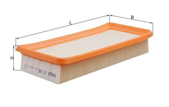 Filtre à air LX 1465 Mahle, Image 3