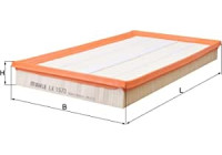 Filtre à air LX 1573 Mahle