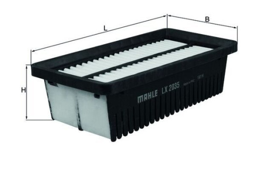 Filtre à air LX 2035 Mahle, Image 2