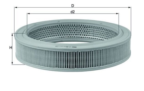 Filtre à air LX 208 Mahle, Image 4