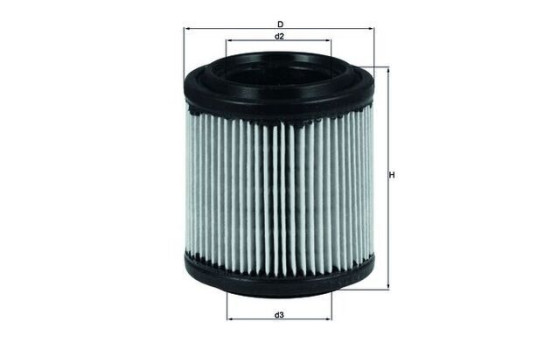 Filtre à air LX 279 Mahle, Image 3