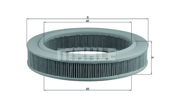 Filtre à air LX 386 Mahle, Image 2