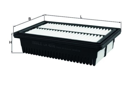 Filtre à air LX 4238 Mahle, Image 2
