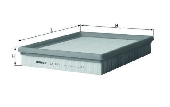 Filtre à air LX 432 Mahle, Image 2