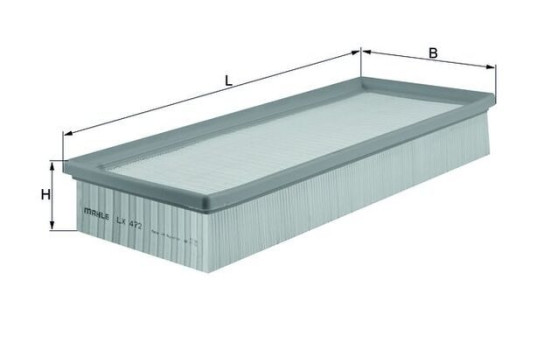 Filtre à air LX 472 Mahle, Image 3