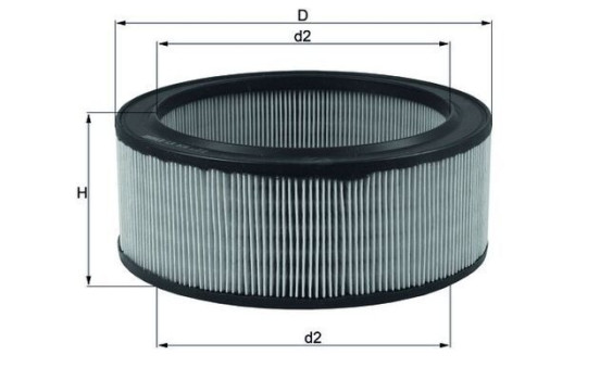 Filtre à air LX 516 Mahle, Image 2