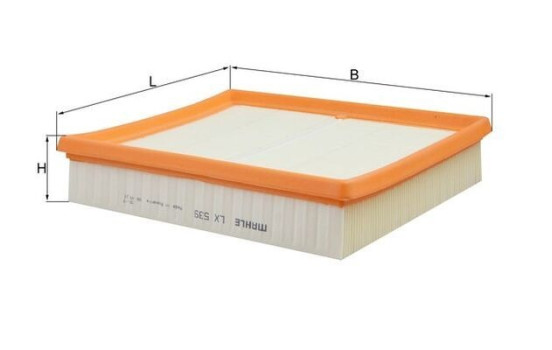 Filtre à air LX 539 Mahle, Image 3