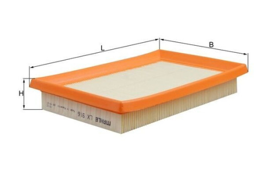 Filtre à air LX 916 Mahle, Image 3
