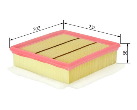 Filtre à air S0049 Bosch, Image 5