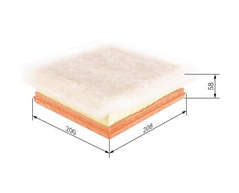 Filtre à air S0235 Bosch, Image 6