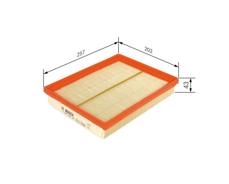 Filtre à air S0301 Bosch, Image 6