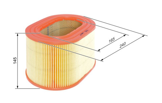 Filtre à air S0557 Bosch