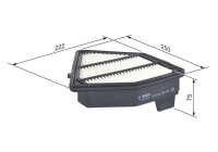Filtre à air S0583 Bosch