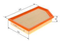 Filtre à air S0586 Bosch