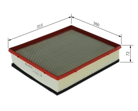Filtre à air S0609 Bosch, Image 5