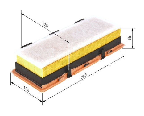 Filtre à air S3773 Bosch, Image 5