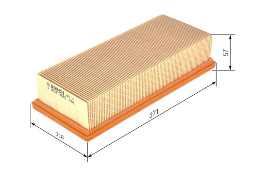 Filtre à air S3781 Bosch