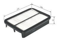 Filtre à air S3784 Bosch