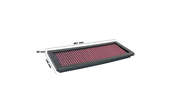Filtre de rechange Simoni Racing adaptable pour Citroën C4 / C5 (aircross) / DS3 / DS4 / DS5 / M SR SR5007, Image 2
