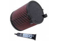 Filtre de remplacement K&N compatible avec Audi A3 1.6L-L4 2003 (E-2014) K&N