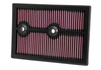 Filtre de remplacement K&N compatible avec Audi, Seat, Skoda, Volkswagen 2012- (33-3004) K&N