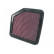 Filtre de remplacement K&N compatible avec Lexus IS250 et IS350 2005-2009 (33-2345) K&N
