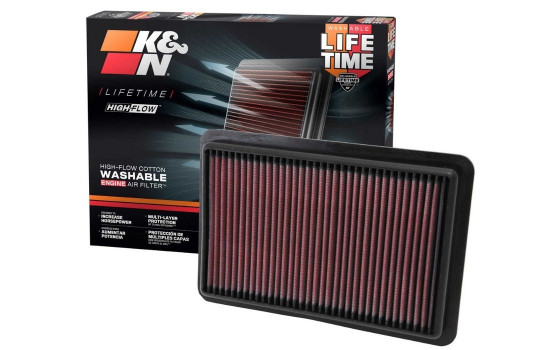 Filtre de remplacement K&N compatible avec Mazda CX-5 2.5L L4/Mazda 3 & 6 2012- (33-2480) K&N, Image 8