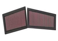 Filtre de remplacement K&N compatible avec Mercedes C280/320 3.0L V6 CDi (2 par boîte) (33-2940) K&N