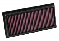 Filtre de remplacement K&N compatible avec Mitsubishi Attrage, Mirage, Space Star 1.0, 1.2 2012- (33-3016) K&N