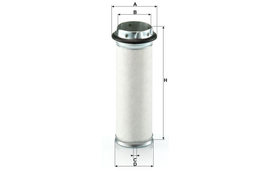Filtre secondaire CF 711 MANN-FILTER, Image 2