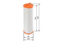 Filtre secondaire S0340 Bosch