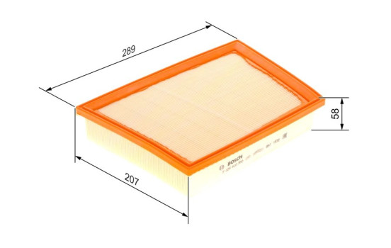 S0360 Filtre à air BMW 2/X1 Bosch, Image 5
