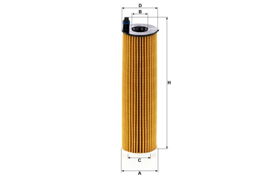 Filtre à huile ECO HU6020Z Mann, Image 3
