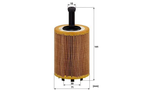 Filtre à huile evotop HU 719/7 x Mann, Image 4