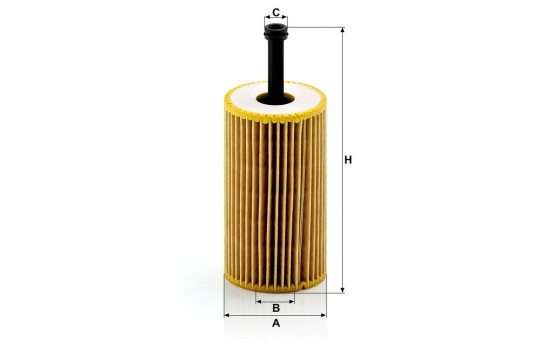 Filtre à huile evotop HU612X MANN-FILTER, Image 3
