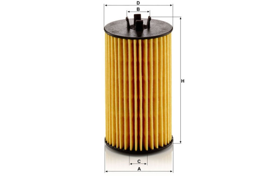 Filtre à huile HU 6018 z Mann, Image 4