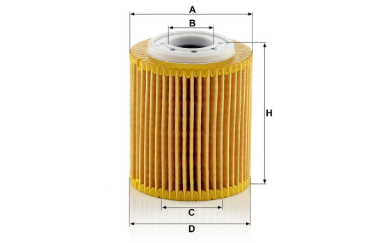 Filtre à huile HU 7032 z Mann, Image 3