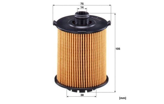 Filtre à huile HU 8018 z MANN-FILTER, Image 9